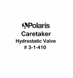 Caretaker Hydrostatic Valve # 3-1-410