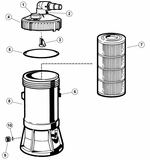 Hayward Easy-Clear Cartridge Filter - C400, C550