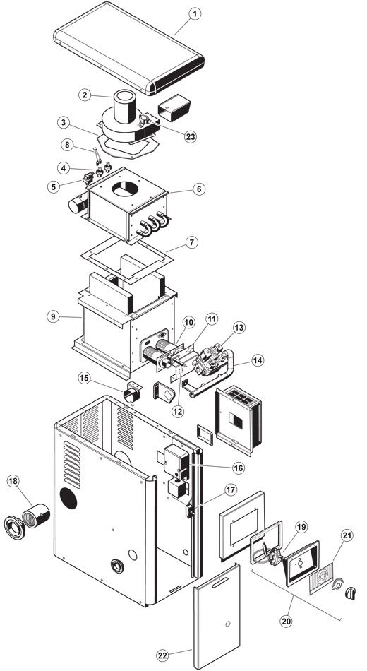 Hayward H-Series Above Ground Induced Part Draft Heater