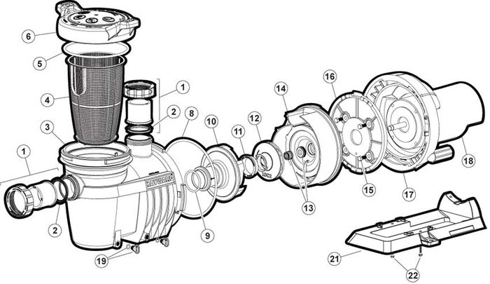 Hayward Northstar SP4000 High Performance Pump