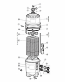 Hayward SwimClear Cartridge Filter (C2025, 3025, 4025, 5025, 7000)