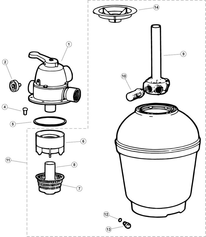 Jacuzzi MFM 15 Sand Filter