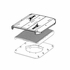 Paramount MDX2 Retro Fit Anti-Entrapment Debris Drain - Black # 004-202-2221-03