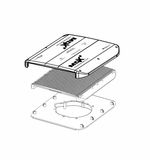 Paramount MDX2 Retro Fit Anti-Entrapment Debris Drain - Blue # 004-202-2221-05