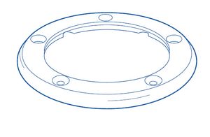 Paramount Vanquish Body Ring Top - White # 005577483001