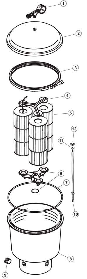 Pentair Purex CFM Cartridge Filter