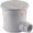 Caretaker Molded Floor Canister for Concrete - White # 3-4-100