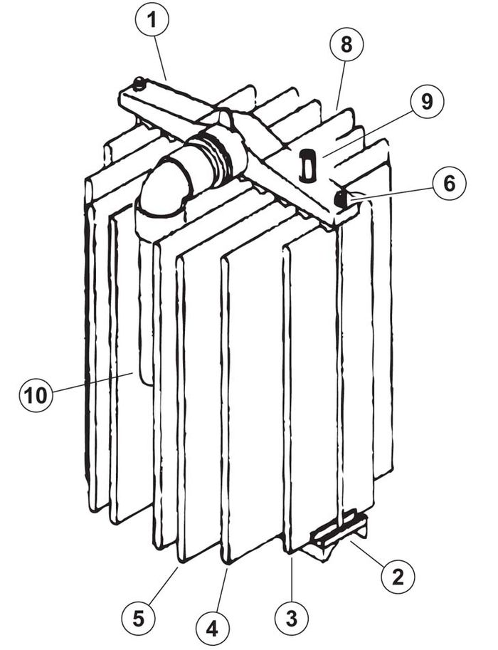 StaRite DE Grid Assy DES25, DES25-01, DES25-01B