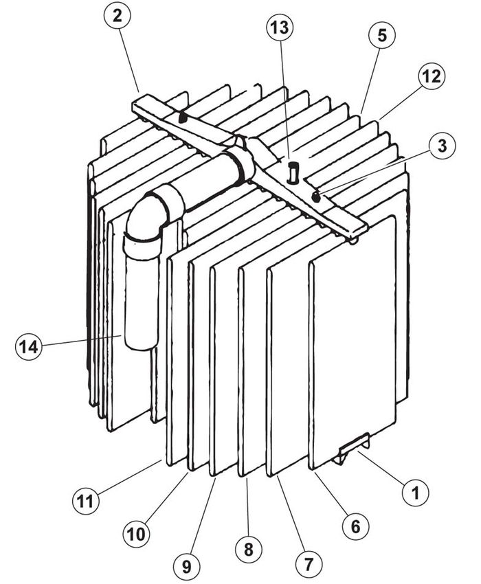 StaRite DE Grid Assy DES60, DES60-01, DES60-01B