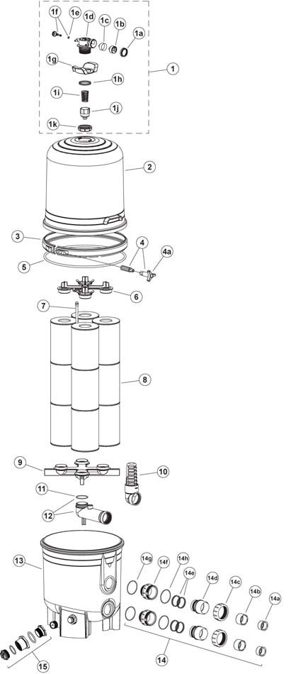 Waterway Crystal Water Cartridge Filter