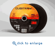 3M&trade; Cubitron&trade; II 66543 Cut-Off Wheel T27 7" x .090" x 7/8" (50/Case)