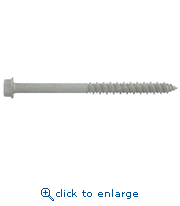 Aerosmith Fastening Systems TCH4SS316234 3/16" x 2-3/4" Sure-Con Concrete Screws Hex Head Slot - 410 Stainless Steel (100/Box)