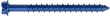 Blue Perma-Seal Tapper+ Concrete Screws