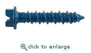 Dewalt Anchors & Fasteners DFM12704B 3/16" x 2-1/4" Ultracon+ Hex Washer Head Blue Masonry Fasteners (2,000/Box)