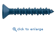 Dewalt Anchors & Fasteners DFM12752 3/16" x 4" Ultracon+ Phillips Flat Head Blue Masonry Fasteners (100/Box)