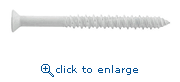 Dewalt Anchors & Fasteners DFM2ELD430 1/4" x 3-1/4" Ultracon+ Phillips TrimFit Flat Head White Masonry Fasteners (1,000/Box)
