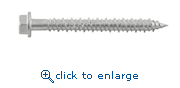Dewalt Anchors & Fasteners DFM3EML365 1/4" x 4" Aggre-Gator Hex Washer Head 300 Stainless Masonry Fasteners (50/Box)