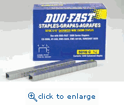 Duo-Fast 5016D 1/2&quot; 20 Gauge D Point Staple (5,000 Per Box)