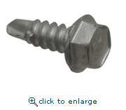 Elco Construction Products EDA261-100 #8-18 x 3/4" #2 Drilit Point 1/4" Hex Washer Head Stalgard Coating Standard Drill Screws (100/Box)