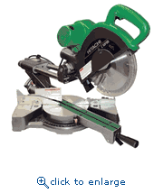 Hitachi C10FSBP4 10" Sliding Dual Compound Miter Saw