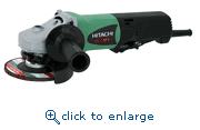 Hitachi G12SE2 4-1/2" 9.5-Amp Angle Grinder AC/DC