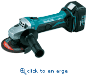 Makita BGA452 18V LXT Lithium-Ion 4-1/2" Cordless Grinder/Cut-Off Kit