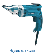 Makita JS1300 18 Ga. Straight Shear, 6.5 AMP, 0-2,500 RPM, Variable Speed.