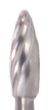 Pearl Abrasive 881214 CBSH5NF 1/2" x 1-1/4" x 1/4" Premium Aluminum Cut Carbide Bur SH-5 NF - Flame (1/Box)