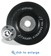 Pearl Abrasive BP7058 7 x 5/8-11 Backup Pad for Fiber Discs, Smooth-Faced