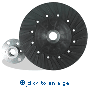 Pearl Abrasive BP7058S 7 x 5/8-11 Backup Pad for Fiber Discs, Spiral-Faced
