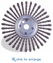 Pearl Abrasive CLWBK12E 871933 12" x .025" x 1" EXV Crack Cleaning Tempered Wire Brush