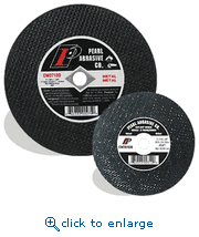 Pearl Abrasive CW0490 4 x 1/32 x 3/8 Premium Aluminum Oxide Small Diameter Cut-Off Wheels, A54T, 25/Box