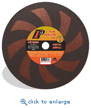 Pearl Abrasive CW142GSR 14 x 1/8 x 20mm SRT&trade; Hi-Speed Cut-Off Wheels, SRT36, 10/Box