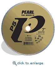 Pearl Abrasive DIA010SH 10 x .060 P5&trade; Tile & Marble Blade, 5mm Rim