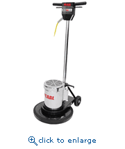 Pearl Abrasive HEX1BFRHDI 17" Professional Buffer Heavy Duty Sealed Induction - 1.5 H/P - 175 RPM