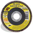 Pearl Abrasive MX7120TH 7 x 5/8-11 A120 Grit, Silver Line&trade; AO Maxidisc&trade; Flap Discs for Metal, Type 27 Shape, 10 Pieces Per Box