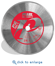 Pearl Abrasive PV07G 7 x .050 x 5/8 P2 Pro-V&trade; Glass Tile Blade, 7mm Rim