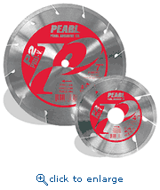 Pearl Abrasive PV08PT 8 x .060 x 5/8 P2 Pro-V&trade; Wet Porcelain Blade, 8mm Rim