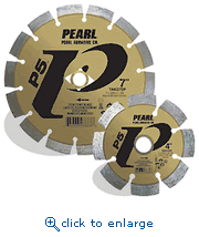 Pearl Abrasive TAK04SP 4 x .250 x 7/8, 20mm, 5/8 P5&trade; Tuck Point Blade, 12mm Rim