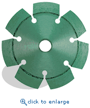 Pearl Abrasive V904MS 4 x 5/8-11 P4&trade; Segmented Crack-Chaser&trade; Blade