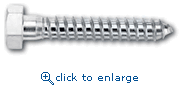 Powers Fasteners 007018J 5/16" X 2" Zinc Lag Bolts (100/Jar)