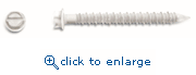 Powers Fasteners 02406 3/16" x 2-3/4" Tapper White Hex Washer Head (100/Box)