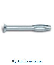 Powers Fasteners 03092 3/16" x 1-1/2" Drive Split Pin Type Pre-Expander Anchor - Flat Head (100/Box)