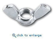Powers Fasteners 033005 1/4"-20 Zinc Wing Nuts Forged (100/Box)