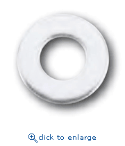 Powers Fasteners 043003 #8 Zinc Flat Washers SAE (100/Box)