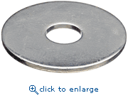 Powers Fasteners 046007 5/16" x 1-1/4" Zinc Fender Washers (100/Box)