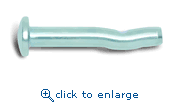 Powers Fasteners 05572 1/2" x 4" Spike Pre-Expanded Anchor - Mushroom Head Grade 8.2 Carbon Steel (25/Box)