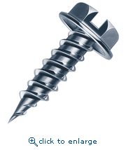Powers Fasteners 061034J #8 x 3/4" Zinc Tap Screws Zip Point Hex Head (1000/Jar)