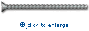 Powers Fasteners 078048 #6-32 x 2-1/2" Zinc Machine Screws Flat Slotted Head (100/Box)