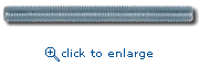 Powers Fasteners 07985 1/2" x 5-1/2" Anchor Rod - Straight Cut Threaded Rod A307 (25/Box)